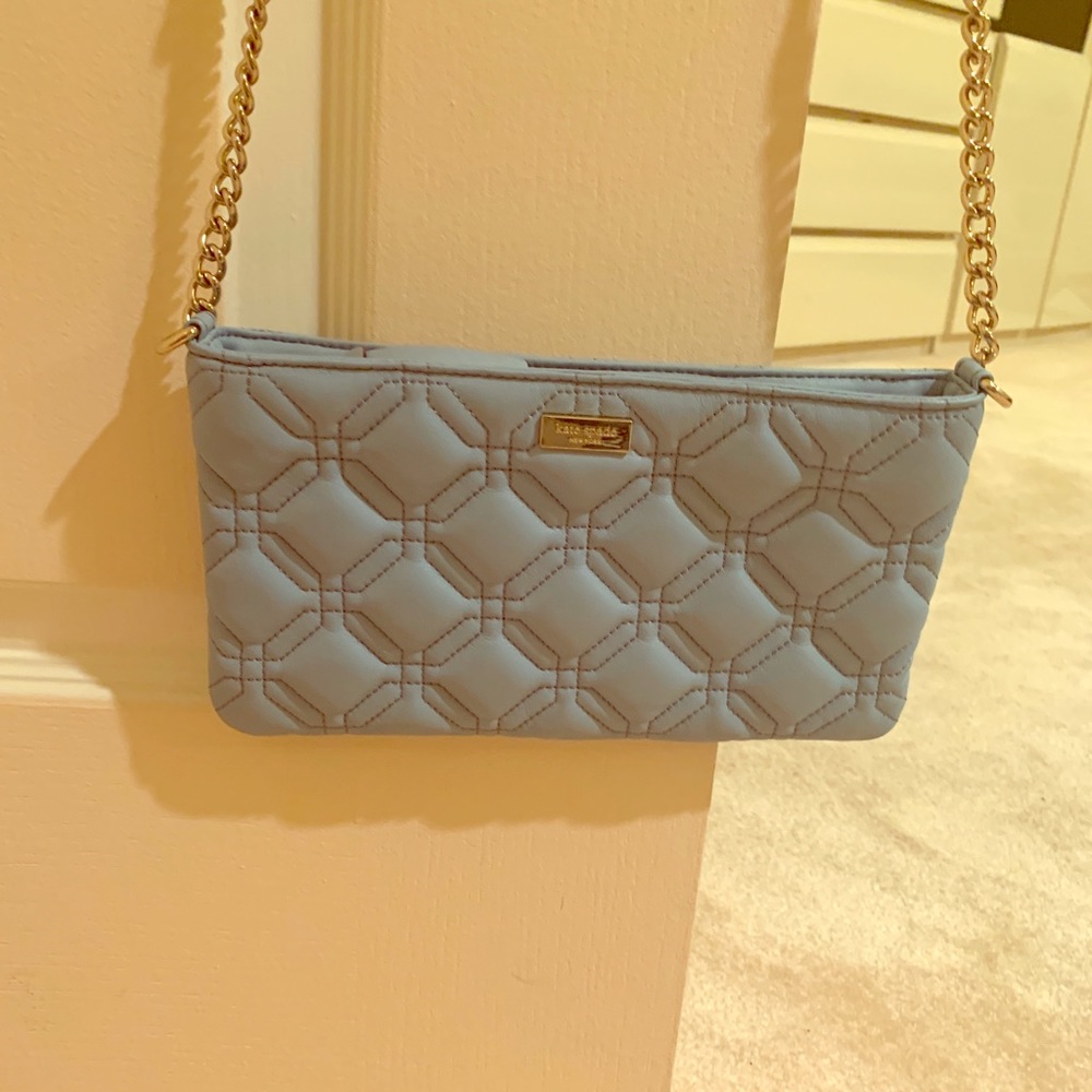 Baby blue kate spade cross body